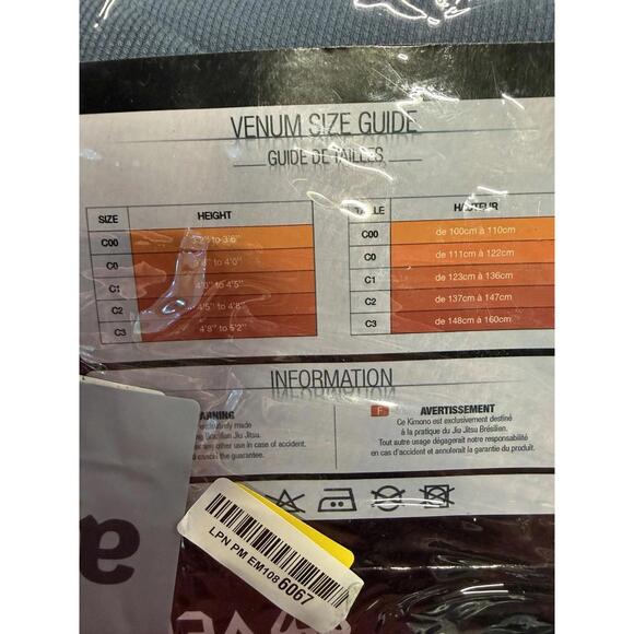 Brand New Venum Contender 2.0 Evo BJJ Gi Kimono Size A1.5 GREY - Picture 4 of 5